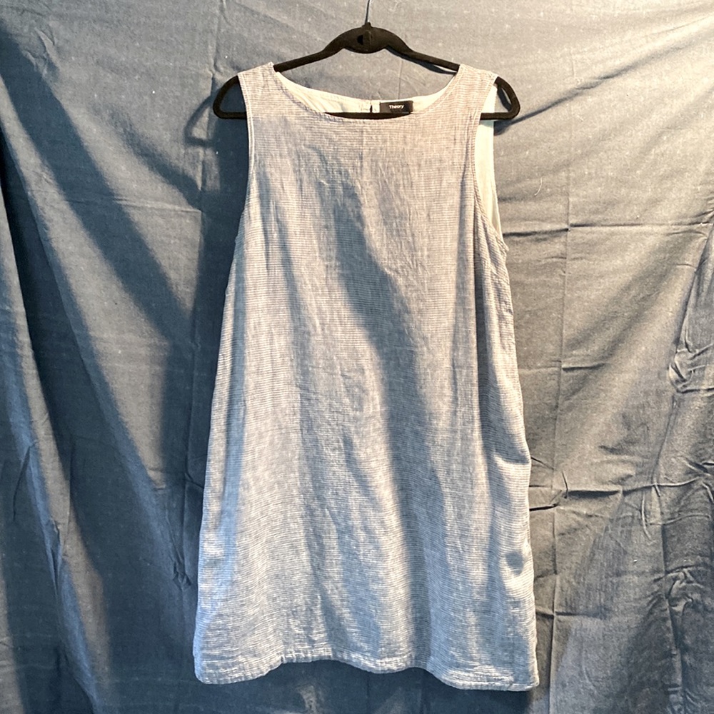 Linen blend shift